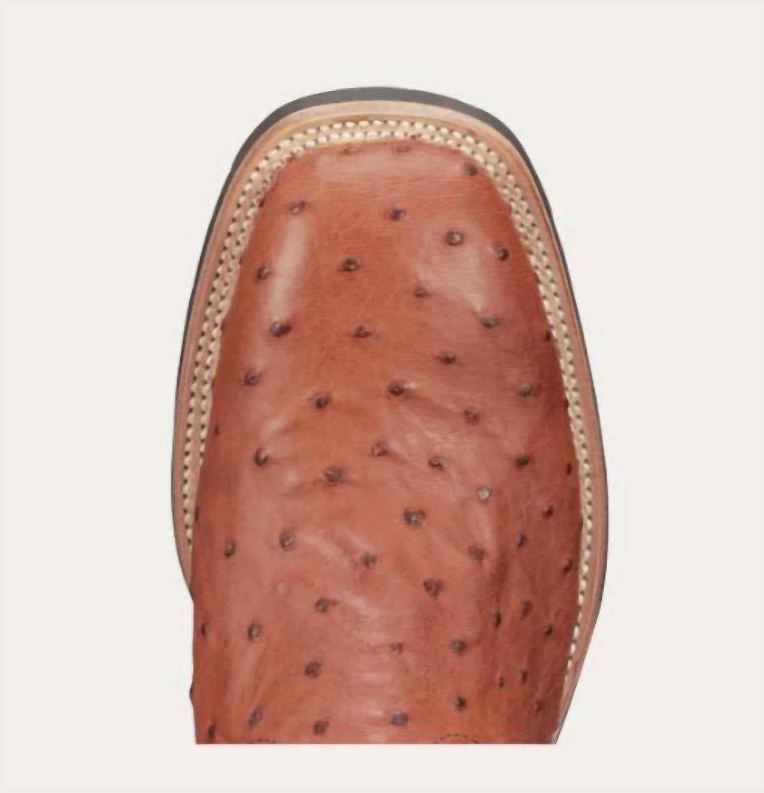 Lucchese - Men's Rowdy Full Quill Ostrich Exotic Boots