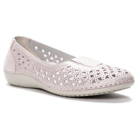 PROPET Women's Cabrini Flat in blush - women's flats