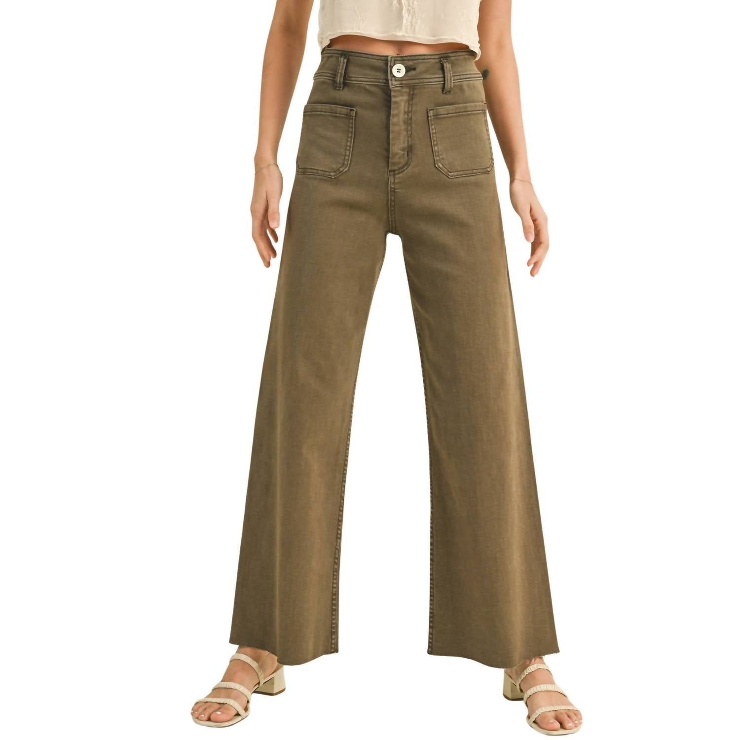 Miou Muse - Straight Wide Leg Pants