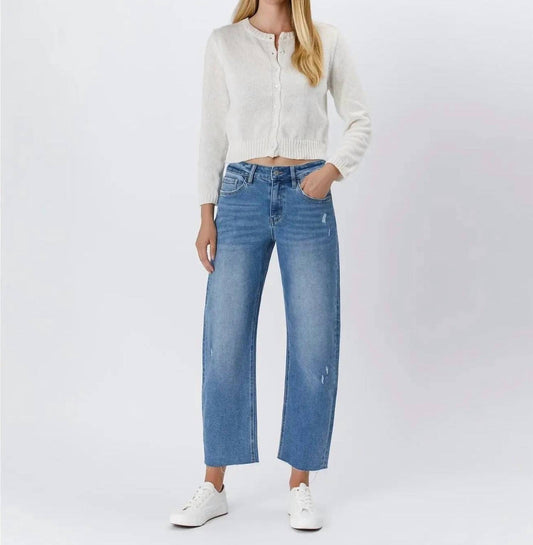 Lovervet - Chloe High-Rise Barrel Jeans