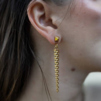 Jagged Halo Jewelry - Women's Artemis Studded Dangle Earrings