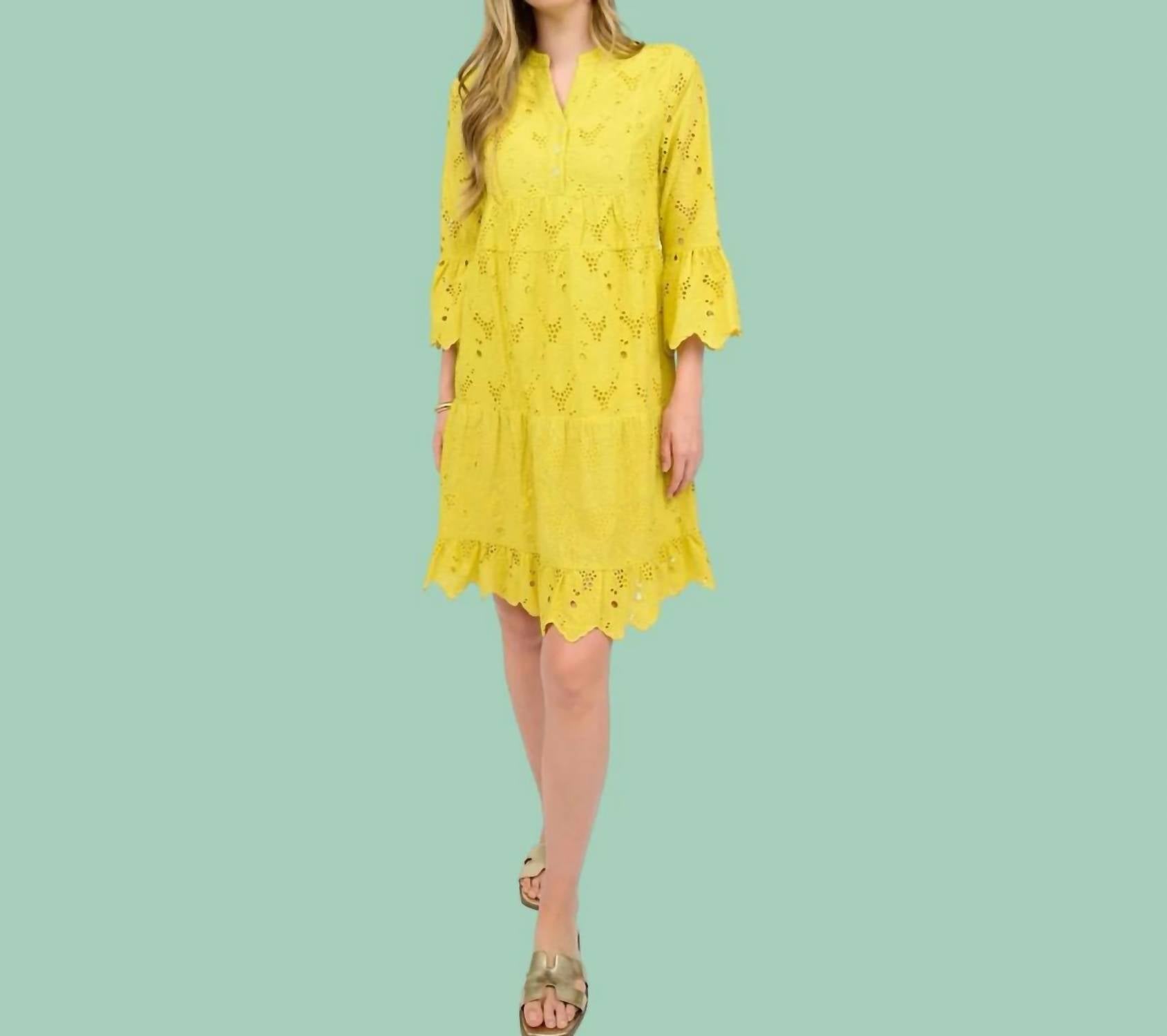 Uncle Frank - Eyelet Tiered Dress