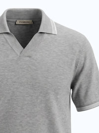 Fioroni Cashmere - Men's Cotton Johnny Collar Polo