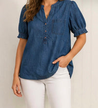 Keren Hart - Button Front Denim Shirt