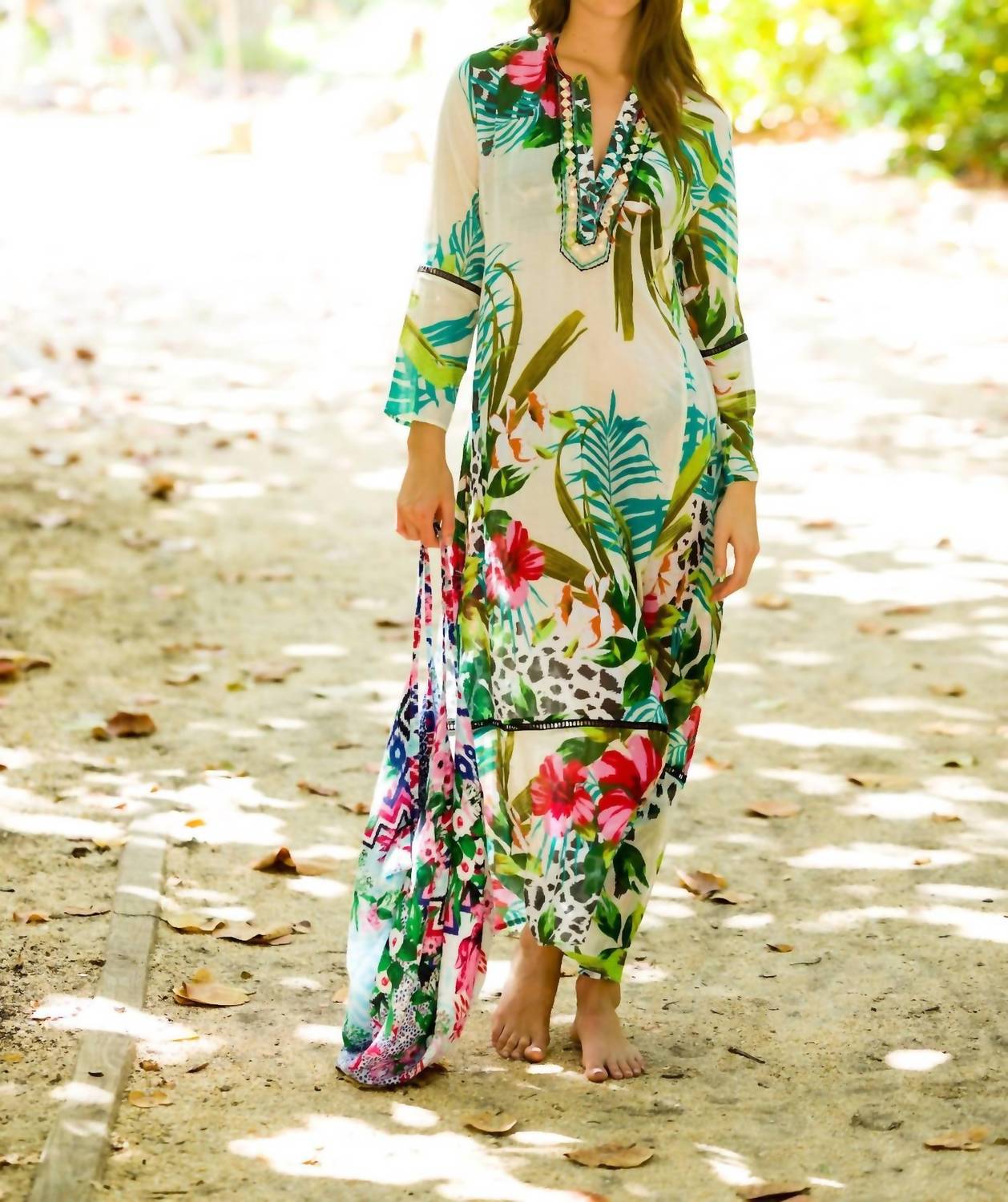 Debbie Katz - Hibiscus Island Maxi Tunic