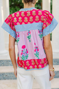 Thml - Floral V-neck Top