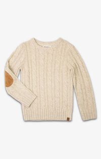 Appaman Boy's Fisherman Sweater in beige - kids' sweater