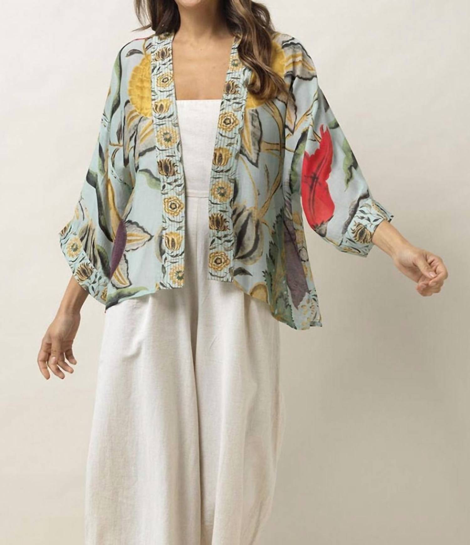 Two'S Company - Pull-on Short Kimono