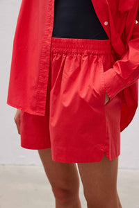 Lmnd - Chiara Striped Cotton Shorts