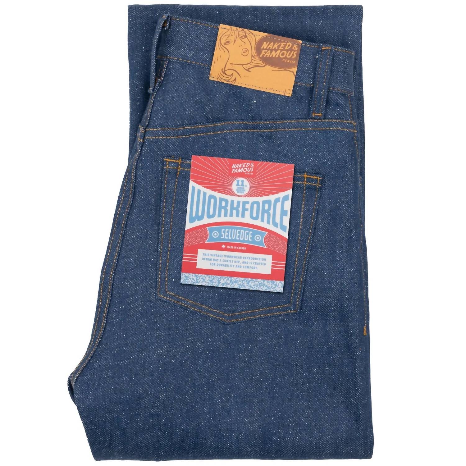 Naked & Famous - True Girl Workforce Selvedge Jeans