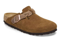 Birkenstock - Women's Boston Braided Suede Clogs