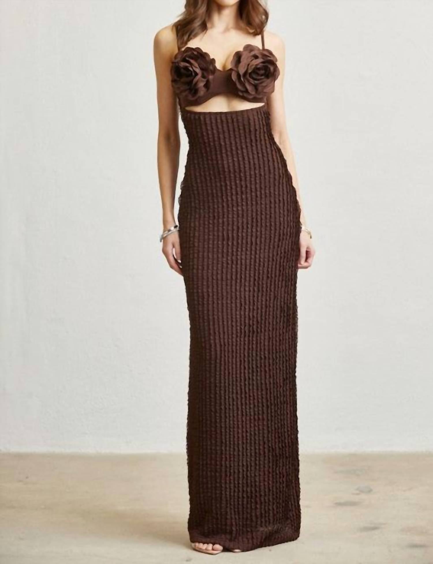 Blithe Millie Dress in brown - women's dress