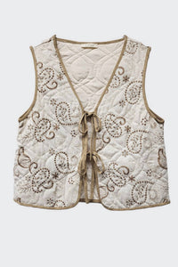 Illa Illa - Paisley Quilted Vest
