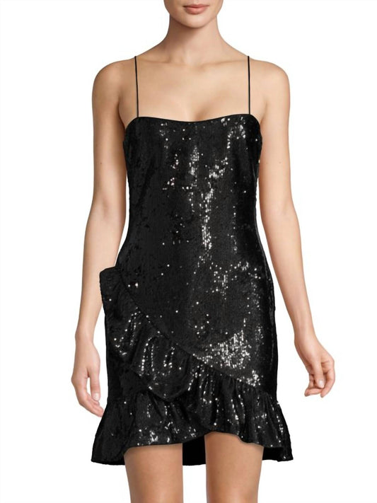 Likely - Lilia Ruffle Sequin Mini Dress