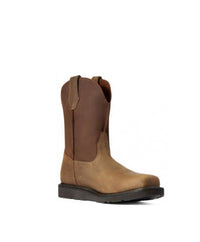 ARIAT Men Rambler Wedge Steel Toe Work Boot in earth brown - men's boots