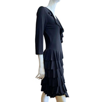 Joseph Ribkoff - Ruffled Wrap Mini Dress