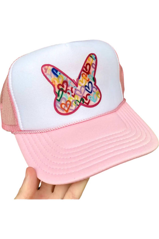 Mk Decker Designs - Women's Butterfly Trucker Hat