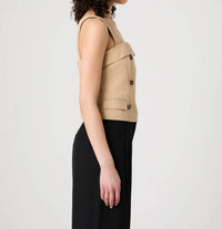 French Connection - Trench Squareneck Top