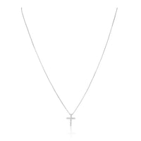 Sahira Jewelry Design - Women's Raya Cubic Zirconia Cross Necklace