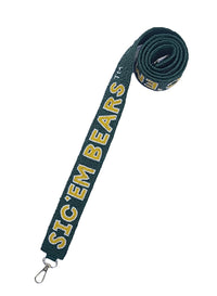 La Chic Designs - Women's Baylor Sic 'em Bears Tigers Beaded Bag Strap