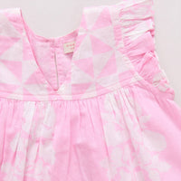 Pink Chicken - Girl's Bouquet Floral Courtney Dress