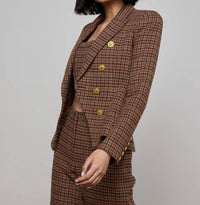 L'Agence - Bethany Houndstooth Blazer