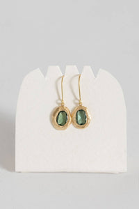 Page Sargisson - 18k Gold Bezel Hook Earrings