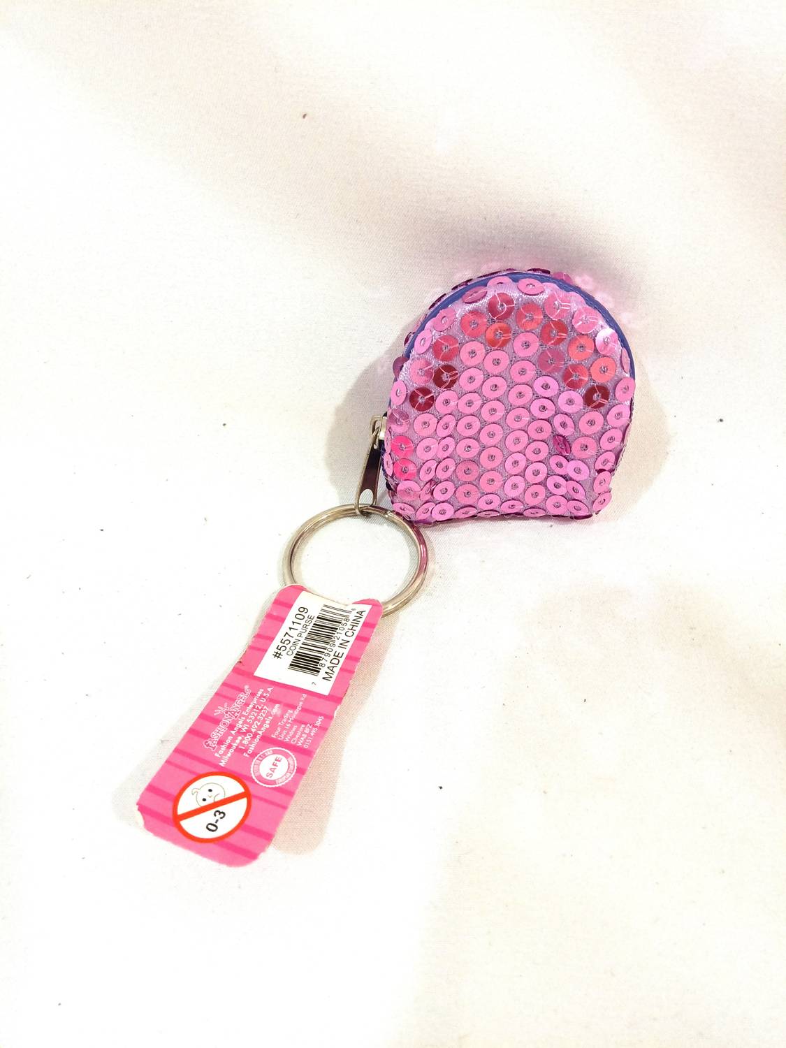 Fashion Angels Girls' Coin Purse in pink - kids' bag - detail view