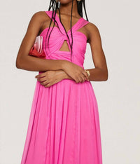 Adam Lippes - Knot Front Maxi Long Gown Dress