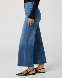 Paige - Anessa Raw Hem Wide Leg Jean