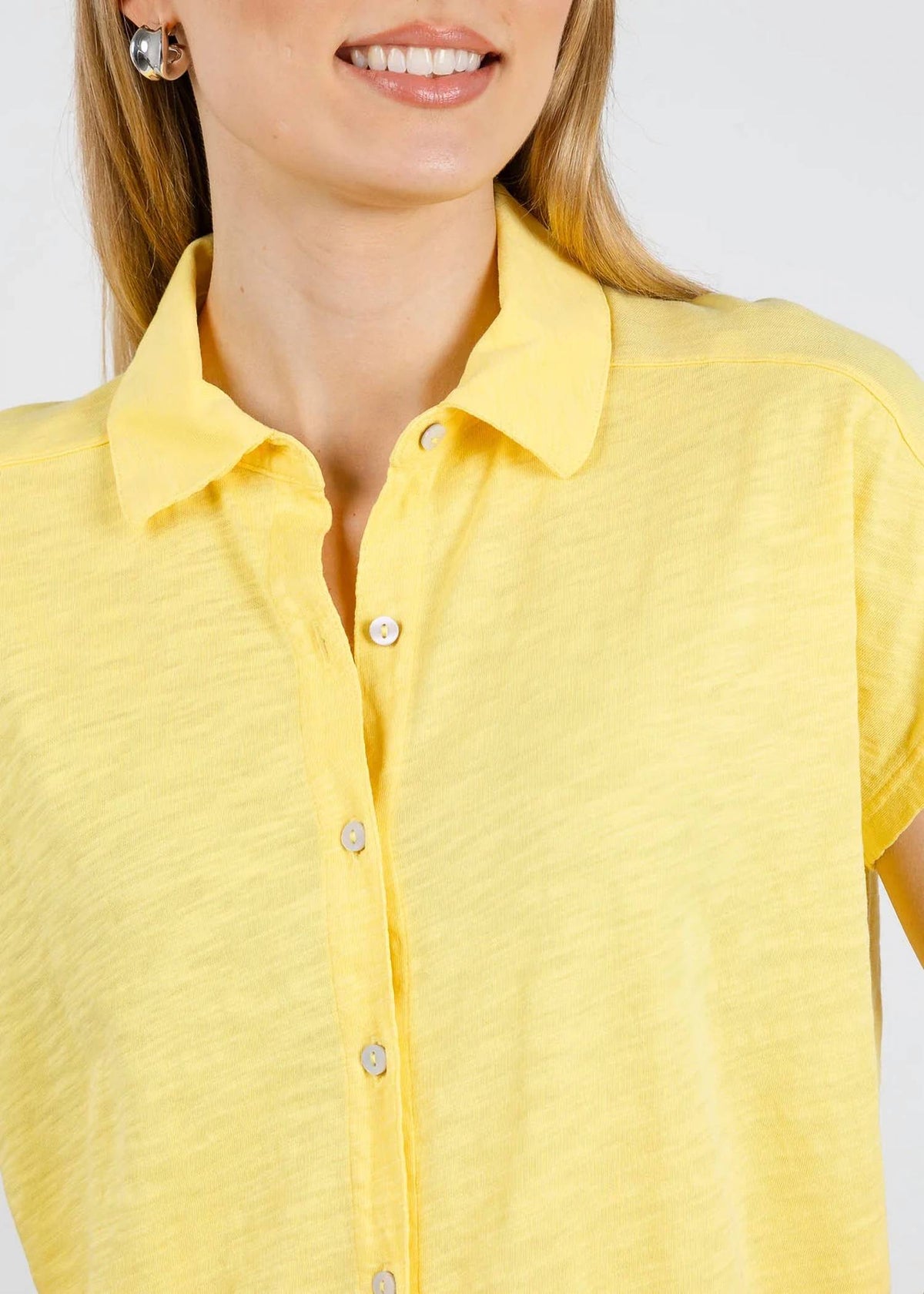 Elliott Lauren - Bella Button Front Tee