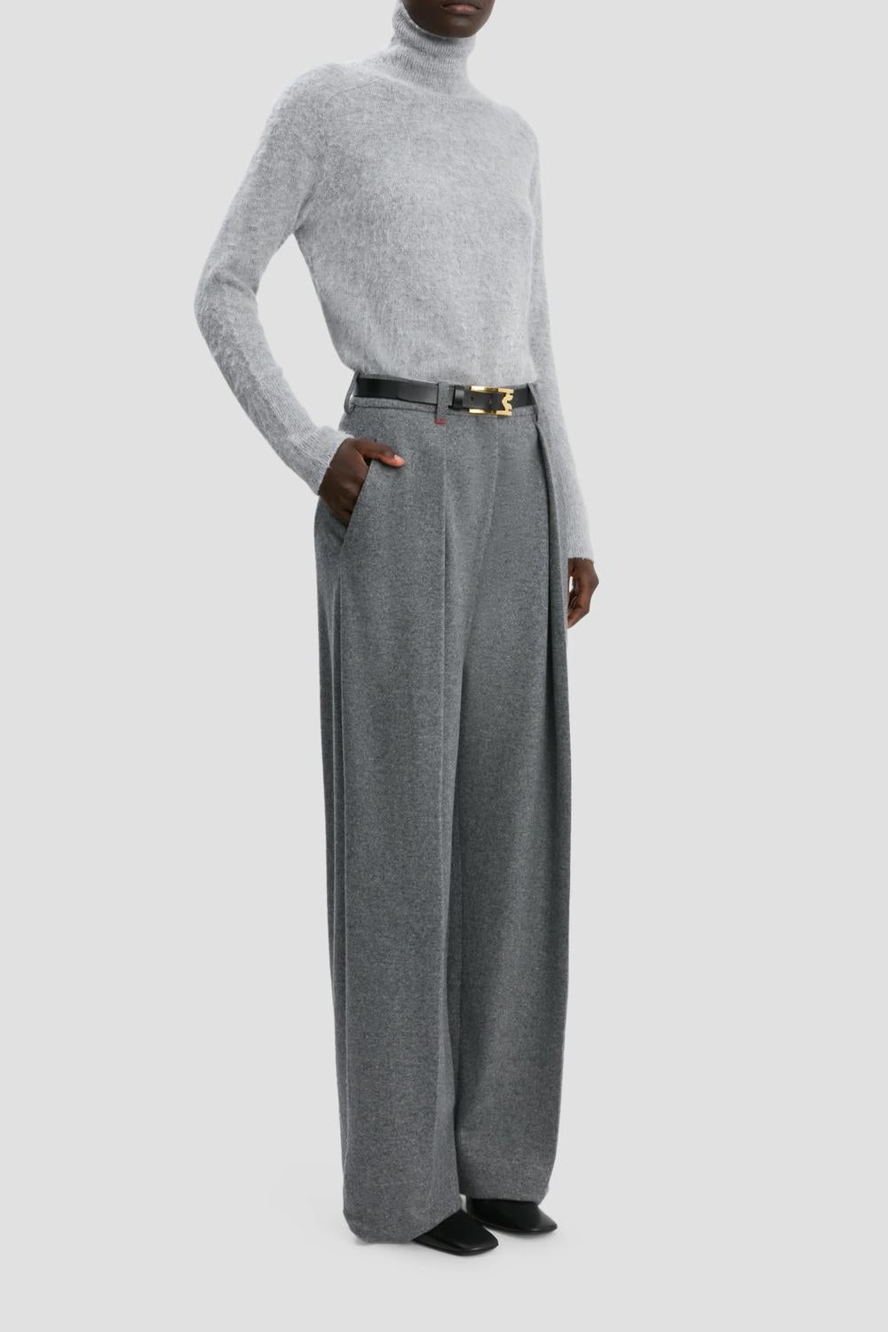 Victoria Beckham - Cashmere Wide Leg Trouser