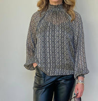 Lost + Wander - Mira Mock Neck Top