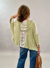 Pol - Breezy Hoodie with Lace