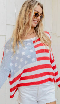Wooden Ships - Cropped Crew Lightweight Sweater
