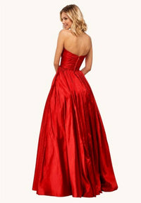 Sherri Hill - Strapless Taffeta Ball Gown