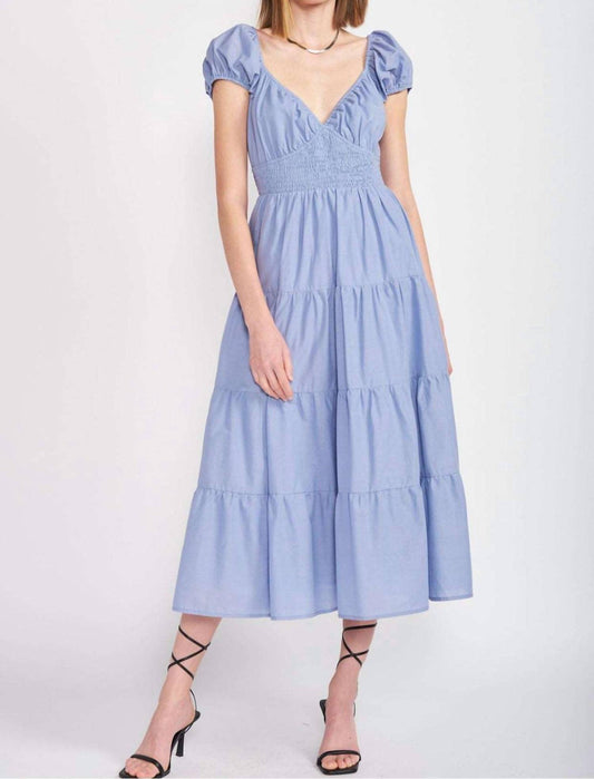 En Saison - Puff Sleeve Dress