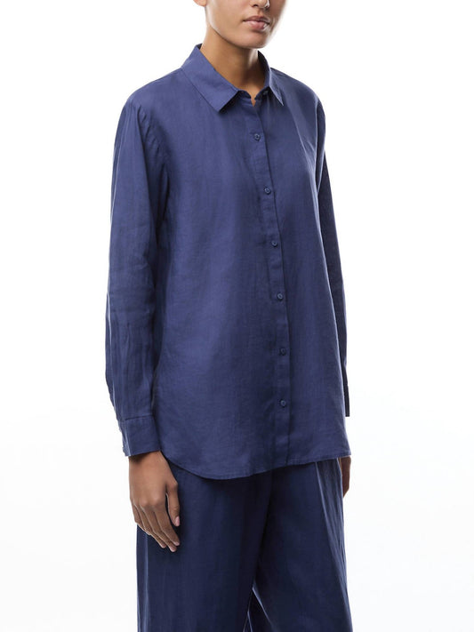 Eileen Fisher - Handkerchief Classic Collar Shirt