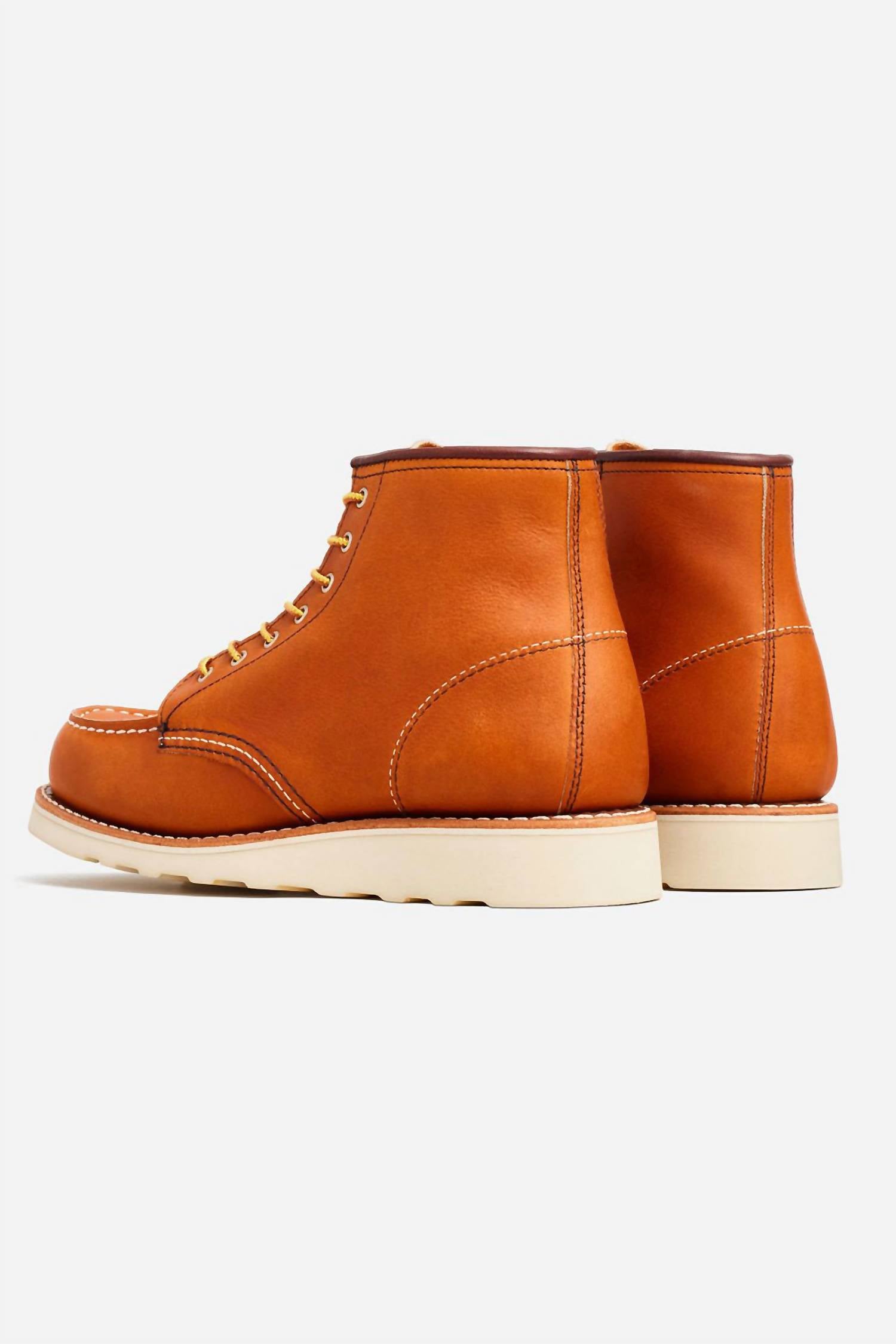 Red Wing Shoes Women's Moc Toe Boot in oro legacy - women's shoe - detail view