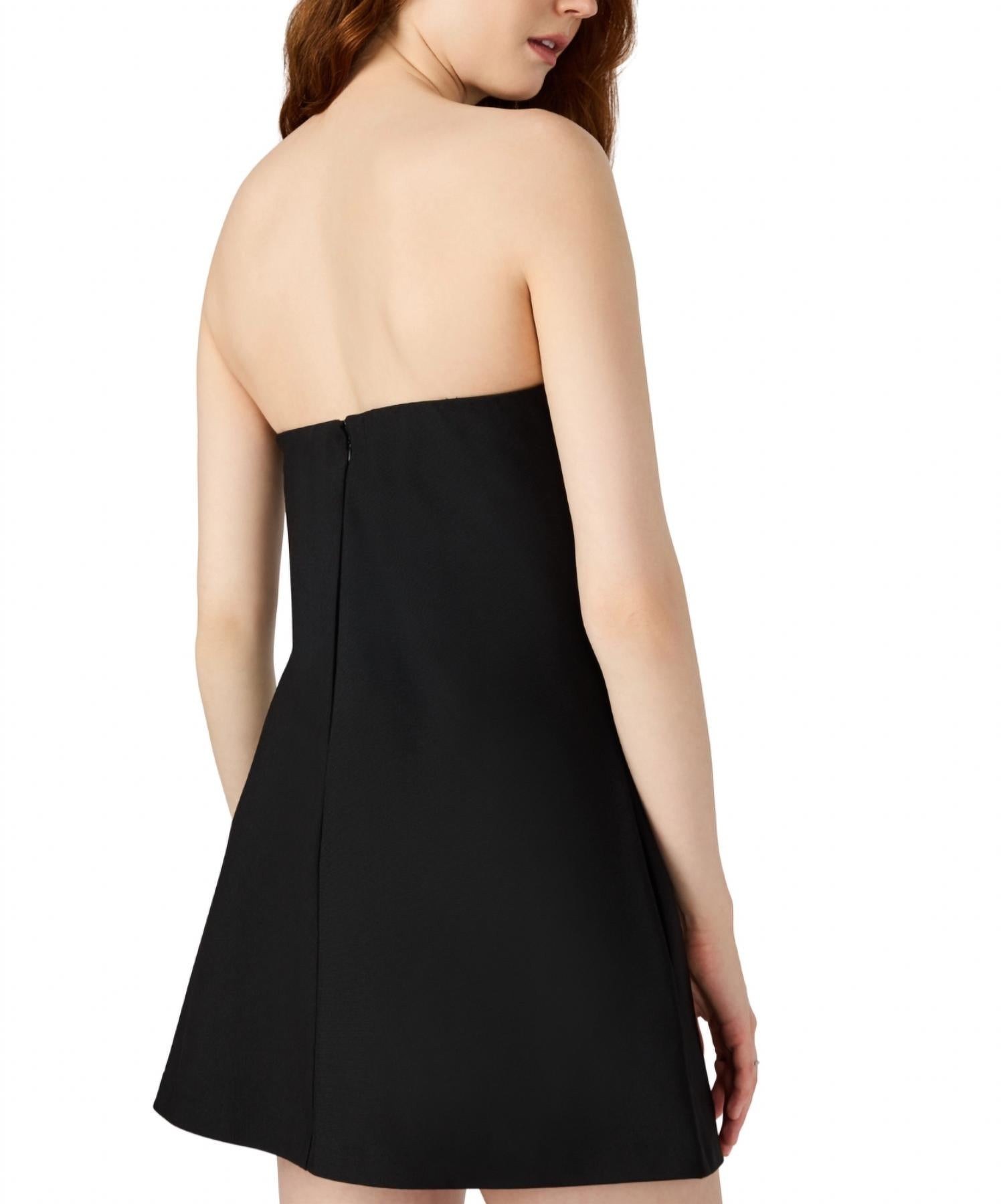 STEVE MADDEN Morgana Strapless Romper in black - women's pants - view 4