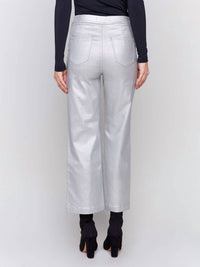 Charlie B - Shimmery Twill Pull-on Pant