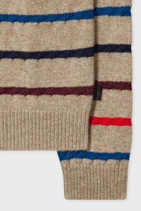Paul Smith - Striped Knitted Polo Shirt