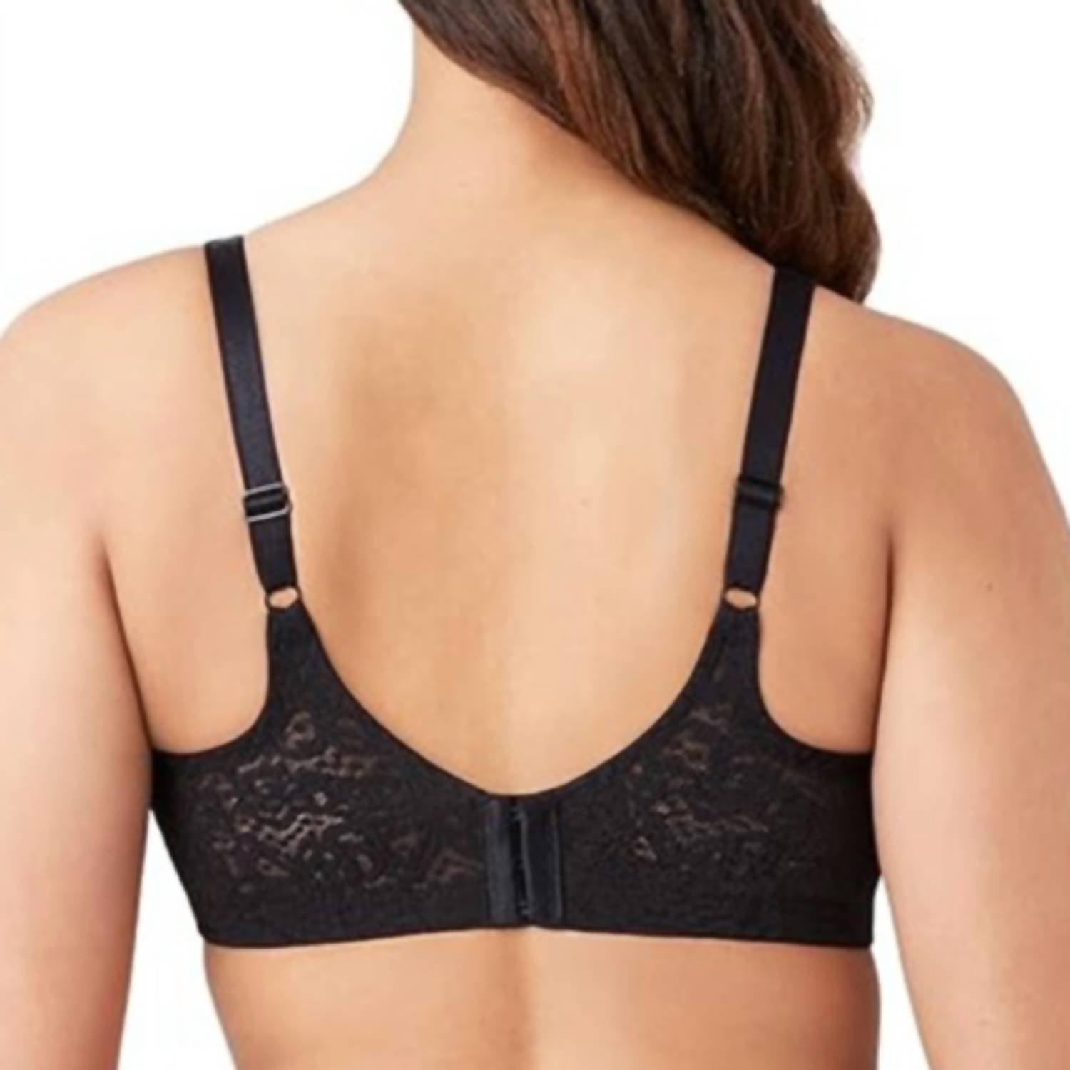 Wacoal - Womens 40DD Black Halo Lace Full Coverage Underwire Bra