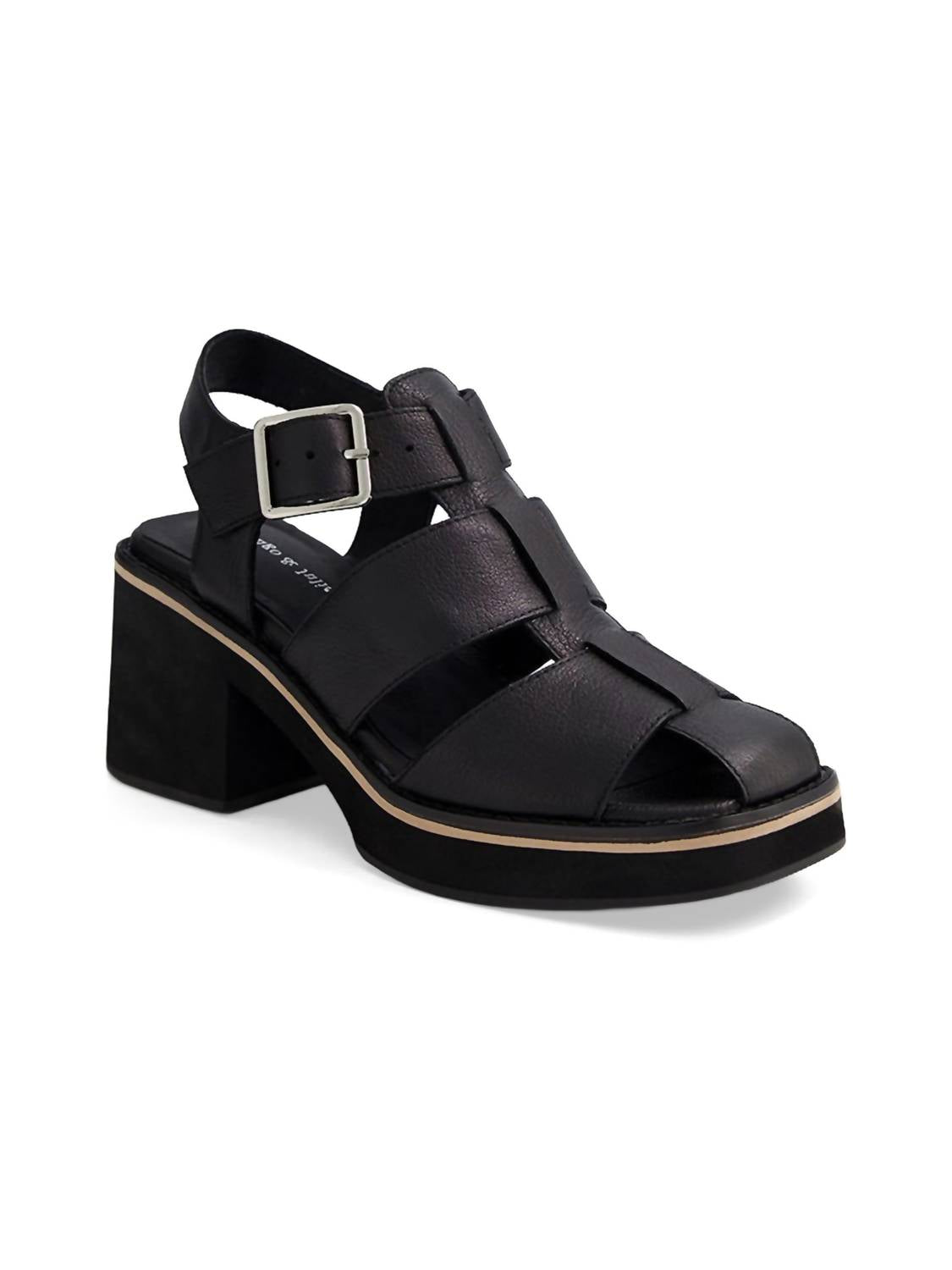 Django & Juliette - Women's Jear Leather Platform Sandals