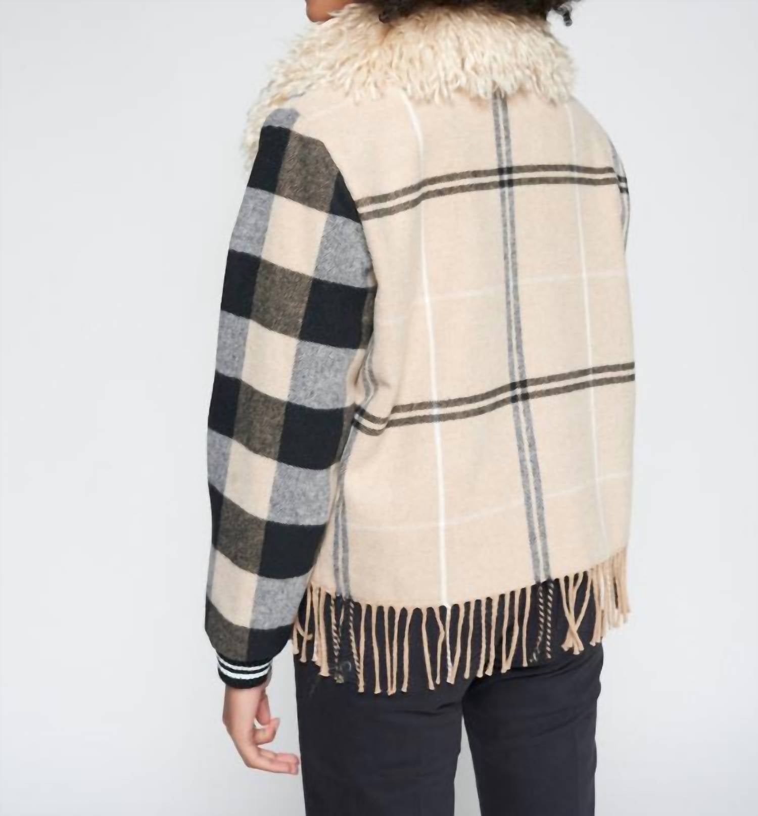 Vilagallo - Wool Blend Bomber Jacket
