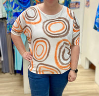 Marble - Circles Sweater Top
