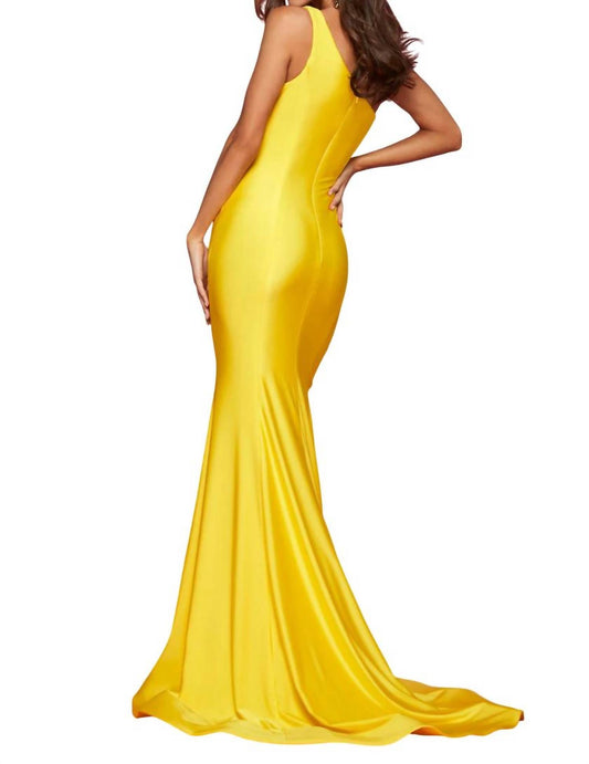 Sherri Hill - Gathered Cut Outs Prom Dress