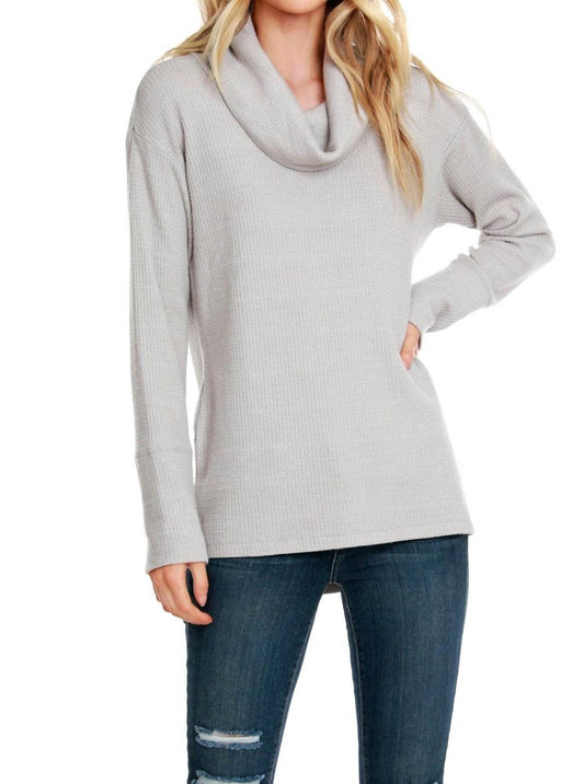 Long Sleeve Cowl Top