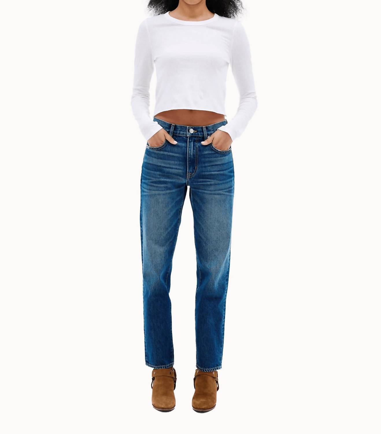 Slvrlake - Amber Mid Rise Slim Jeans
