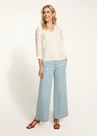 Fdj - Estelle Embellished Sleeve Shirt